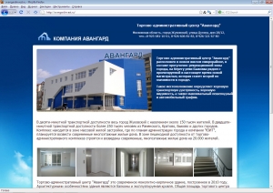 Сайт под ключ разработан для компании avangardinvest.ru
