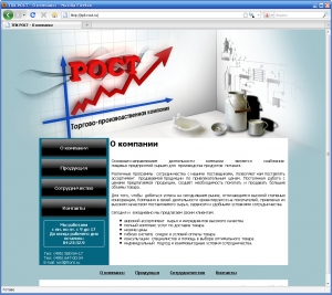 Сайт под ключ для компании tpk-rost.ru